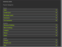 Tablet Screenshot of osena.com